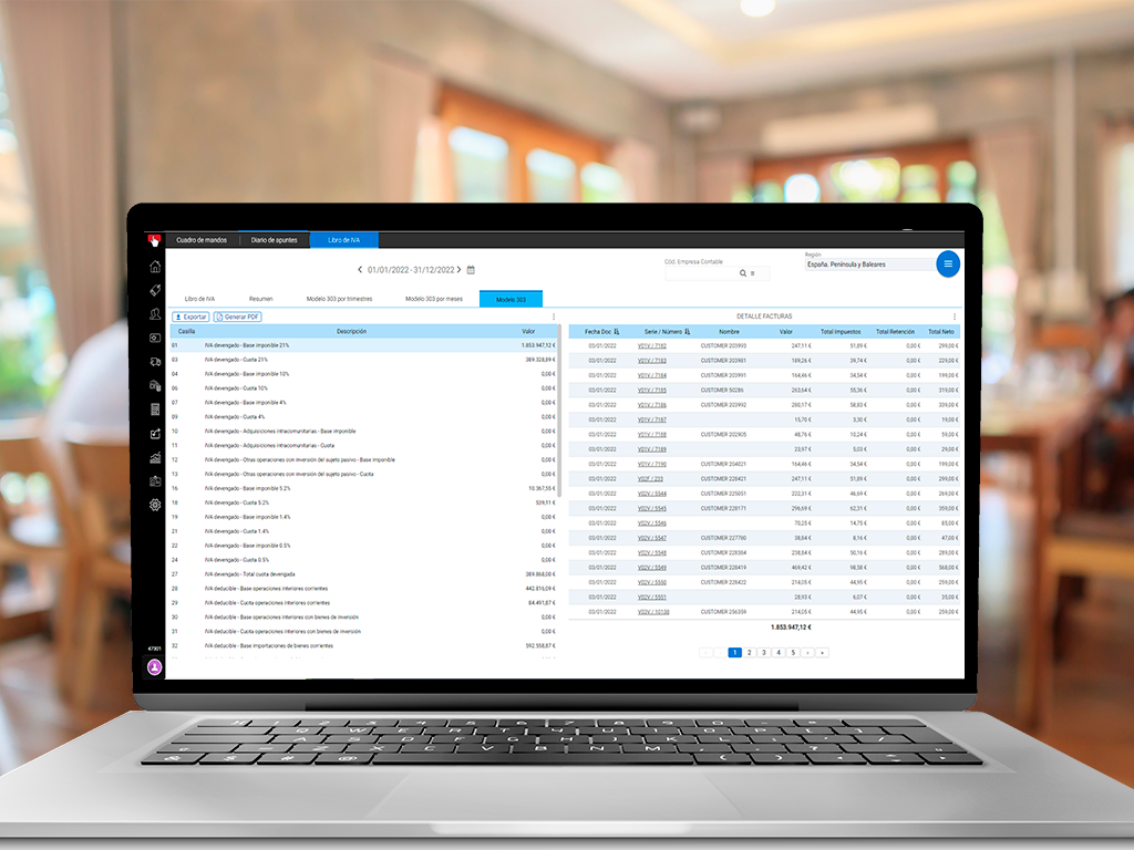 Finanzas en Hioffice