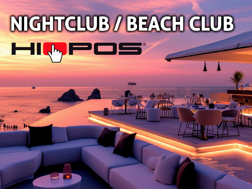 Presentation of HIOPOS solutions versions 11: Nightclubs / Beach clubs